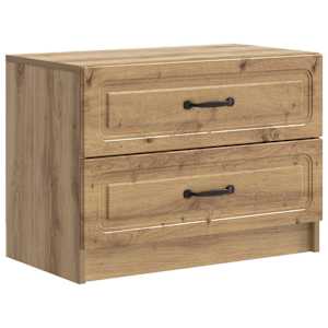 Nočna omarica Artisan hrast 62 x 34,5 x 44,5 cm Inženirski les