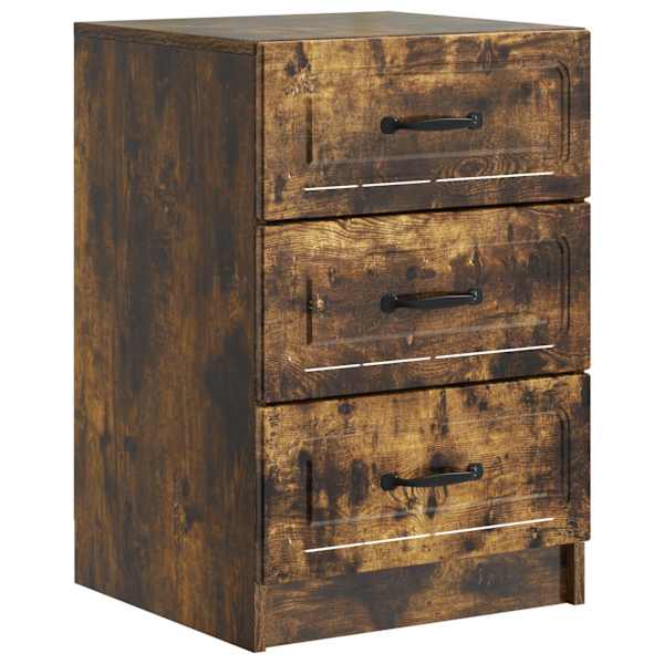 vidaXL &Ouml;&ouml;lambi kapp Suitsutatud tamm 43 x 41 x 63,5 cm Tehispuit
