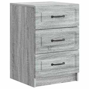 Nočna omarica Siva Sonoma 43 x 41 x 63,5 cm Inženirski les