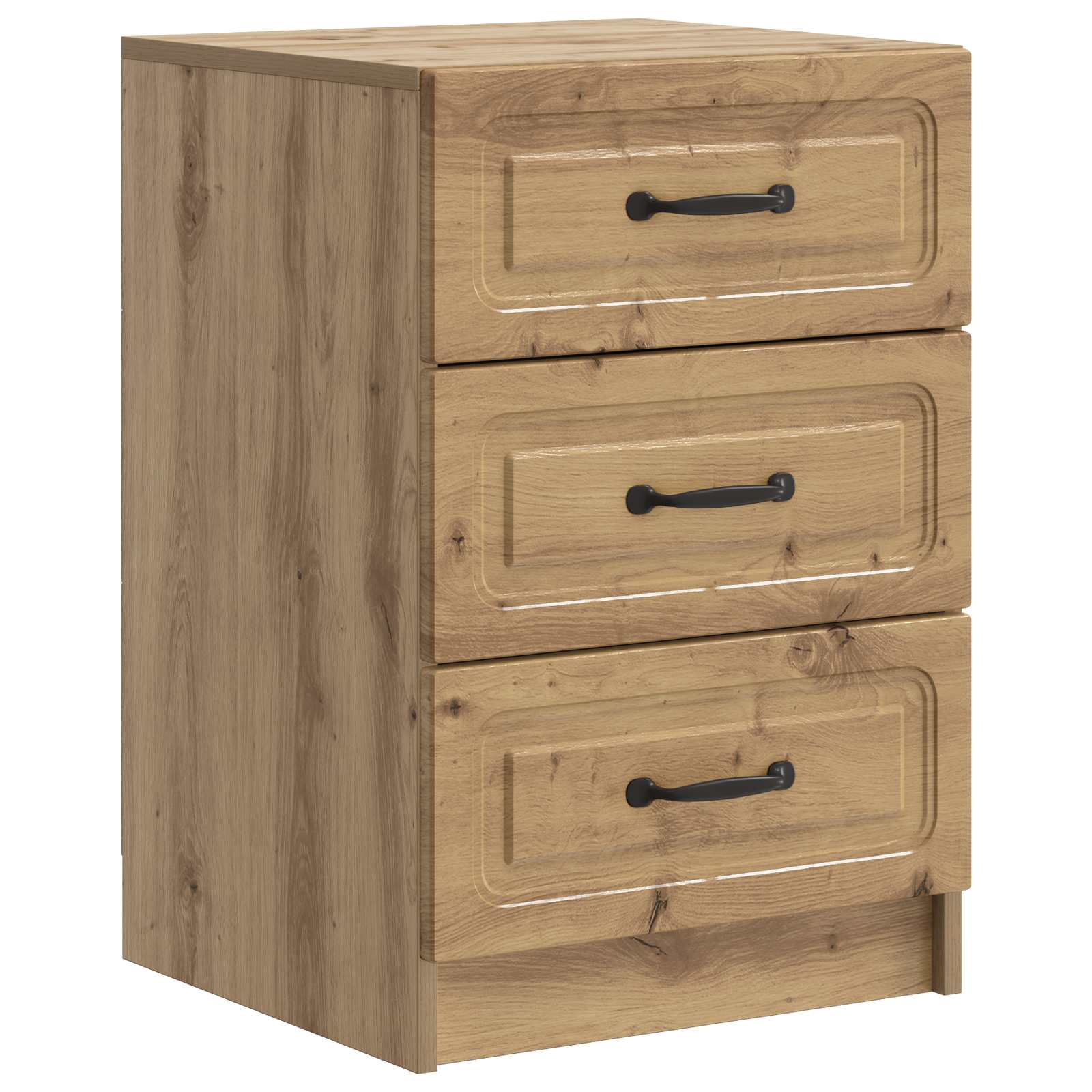 vidaXL Dulap de noapte cu sertar Stejar Artizanal 43 x 41 x 63,5 cm