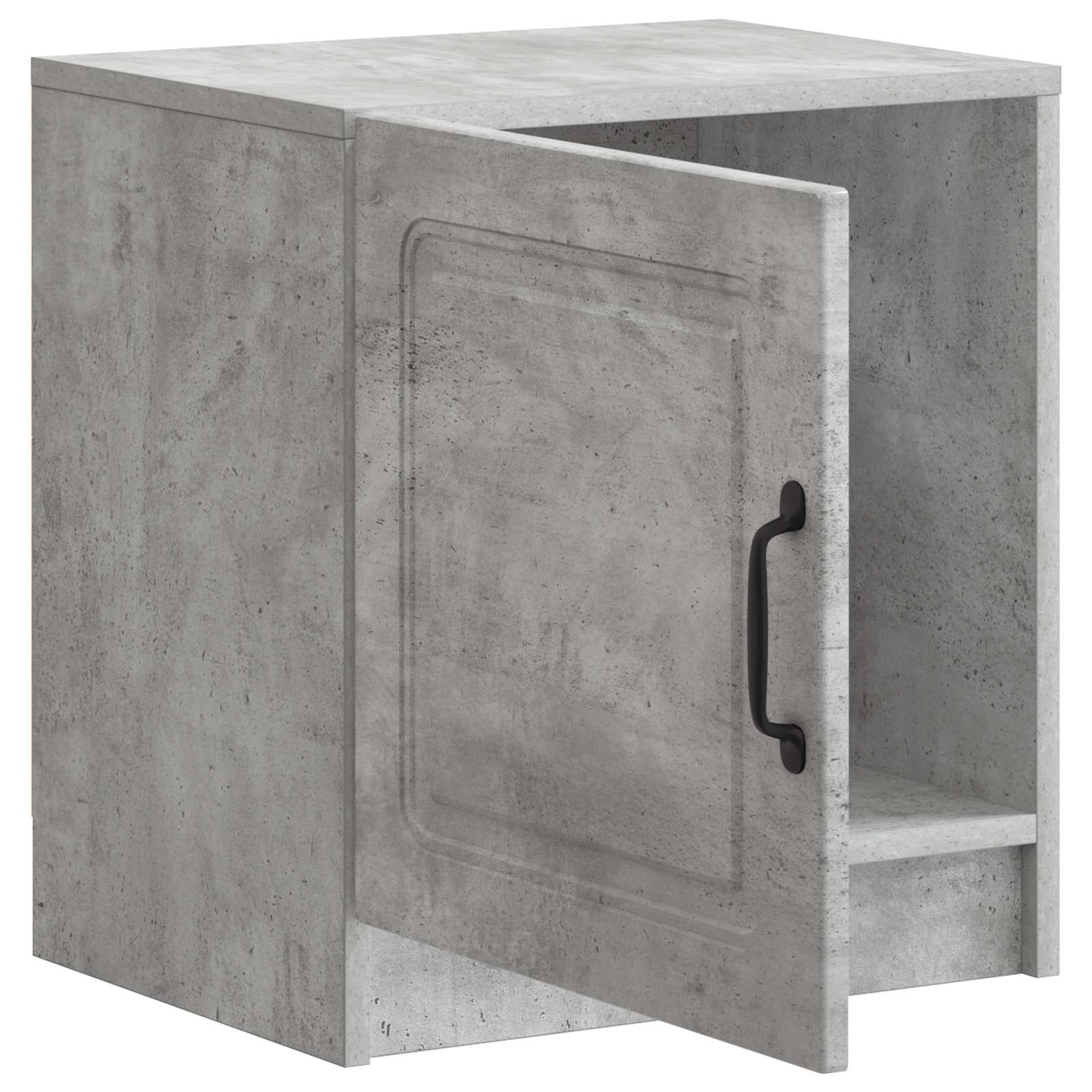 Нощен шкаф 2 pcs Бетонно сиво 43 x 34,5 x 47 см - Image 4