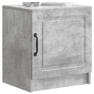 Noční skříňka 2 pcs Betonově šedá 43 x 34,5 x 47 cm - obrázek 3