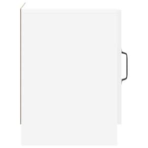 Noční skříňka 2 pcs Bílá s vysokým leskem 43 x 34,5 x 47 cm - obrázek 8