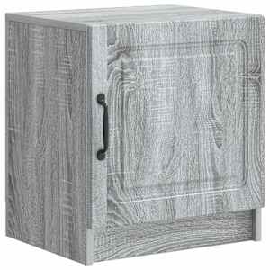 Noční skříňka 2 pcs Šedá sonoma 43 x 34,5 x 47 cm - obrázek 5