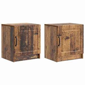 Noční skříňka 2 pcs Staré dřevo 43 x 34,5 x 47 cm - obrázek 2