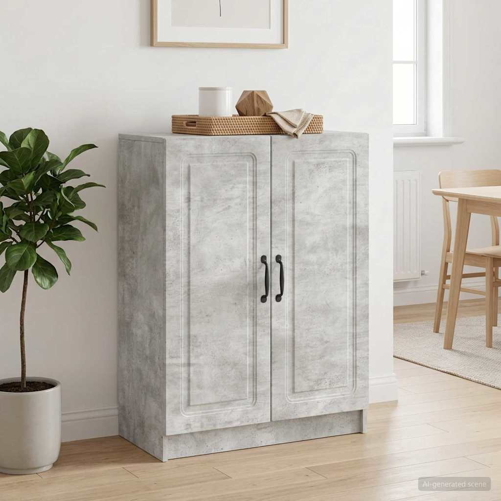 vidaXL Bufet Gri Beton 66 x 34,5 x 87 cm Lemn prelucrat