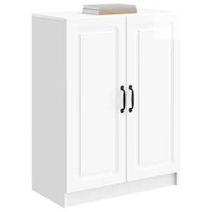 Servírovací skříň Bílá s vysokým leskem 66 x 34,5 x 87 cm - obrázek 3