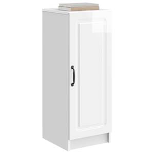Servírovací skříň Bílá s vysokým leskem 33 x 34,5 x 87 cm - obrázek 3
