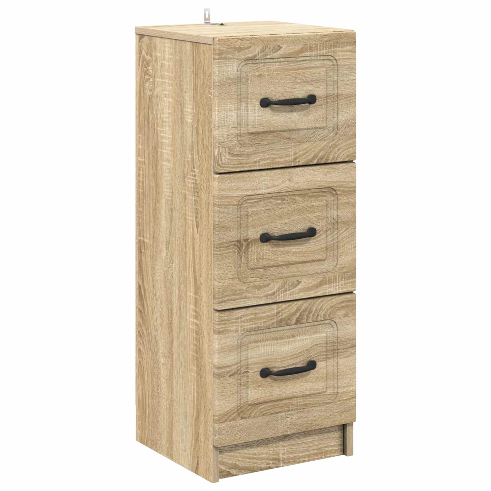 vidaXL Dulap cu sertare Stejar Sonoma 33 x 34,5 x 87 cm Lemn prelucrat