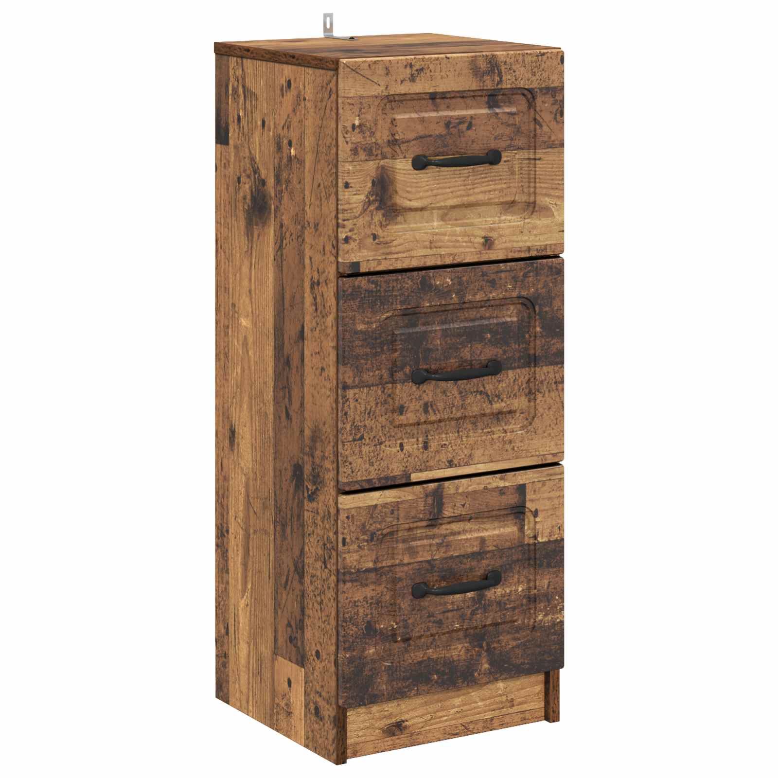 vidaXL Dulap cu sertare Lemn vechi 33 x 34,5 x 87 cm Lemn prelucrat