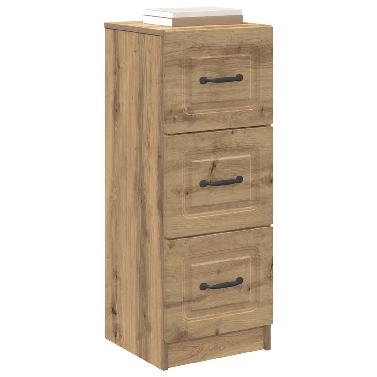 Skuffeskab 33 x 34,5 x 87 cm Konstrueret træ - Billede 3