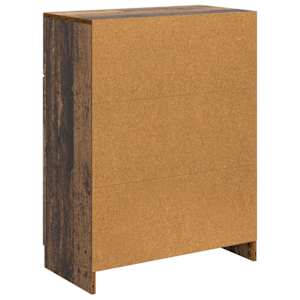 Servírovací skříň se zásuvkou Staré dřevo 66 x 34,5 x 87 cm - obrázek 8