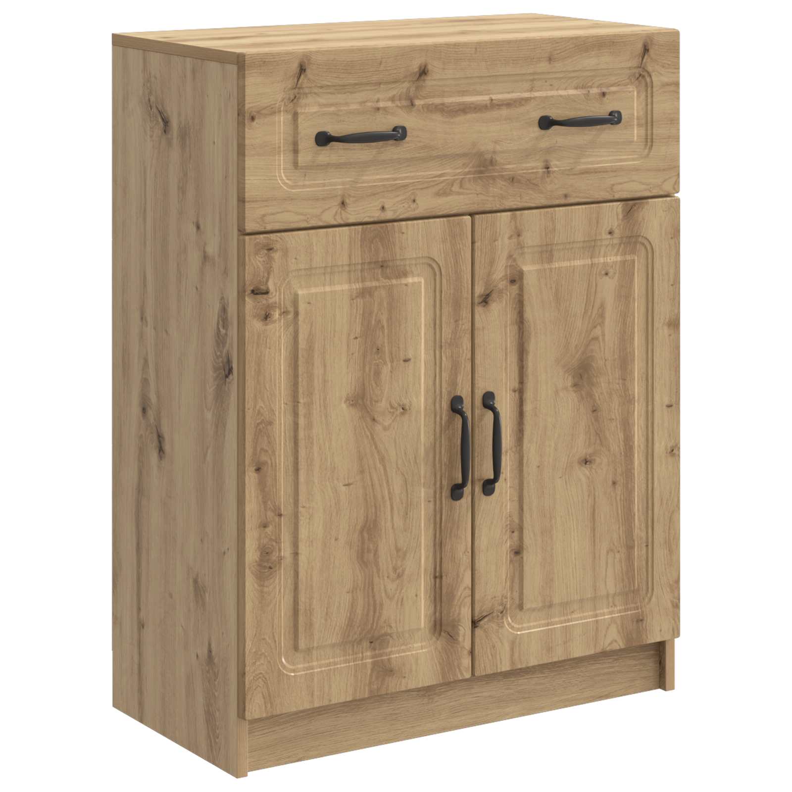 vidaXL Bufet Stejar Artizanal 66 x 34,5 x 87 cm Lemn prelucrat