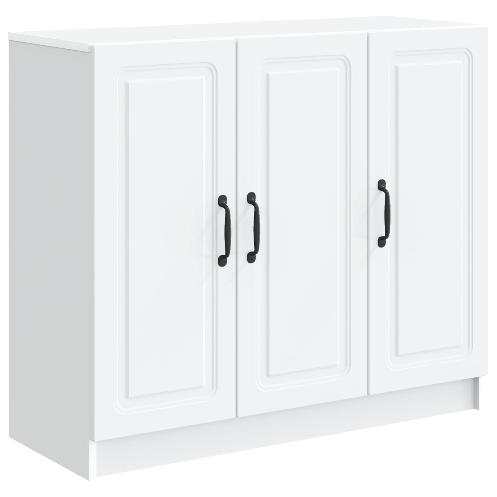 vidaXL Bufet Alb 89 x 34,5 x 77 cm Lemn prelucrat
