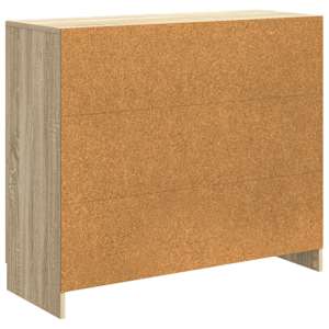 Servírovací skříň Dub sonoma 89 x 34,5 x 77 cm Kompozitní dřevo - obrázek 8