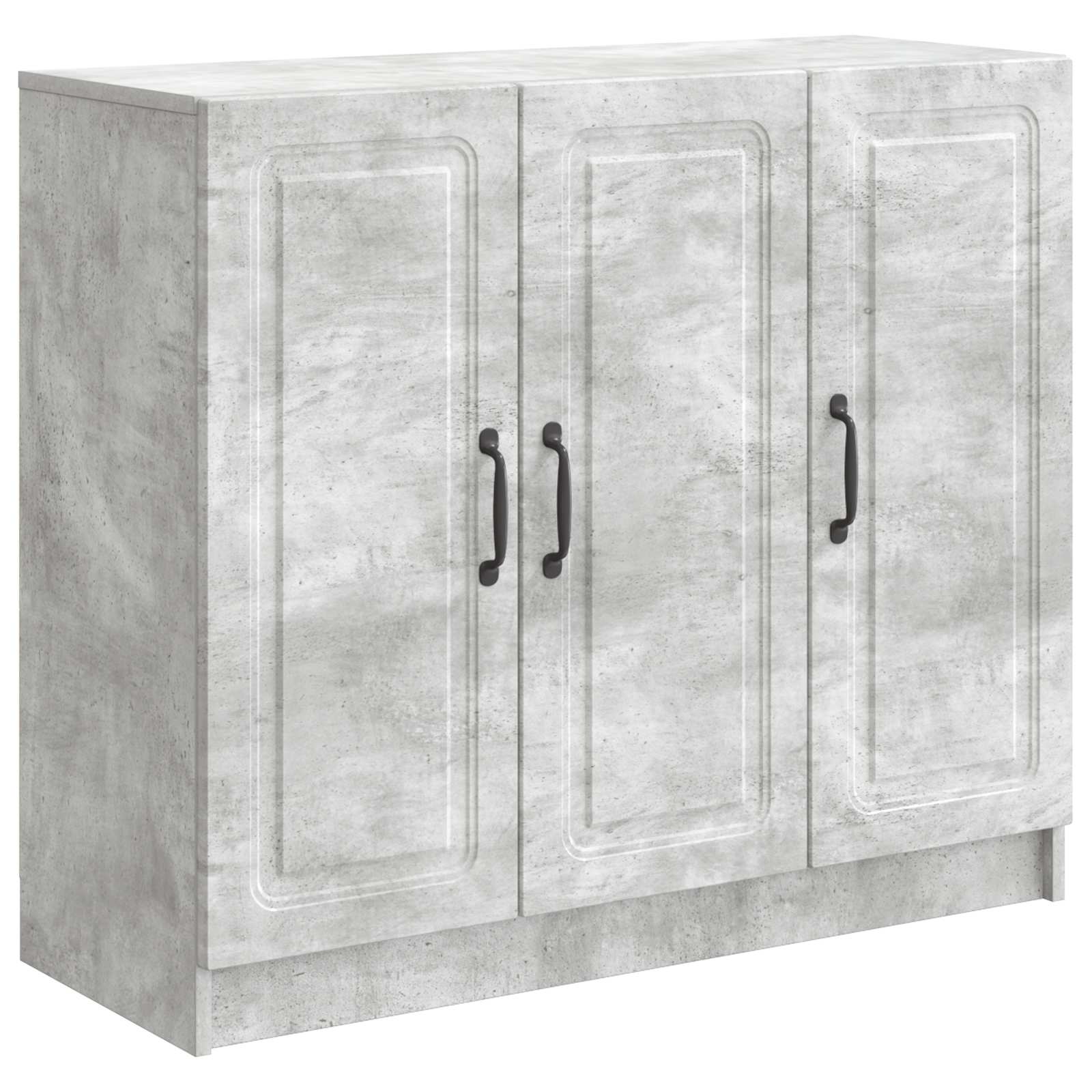 vidaXL Bufet Gri Beton 89 x 34,5 x 77 cm Lemn prelucrat