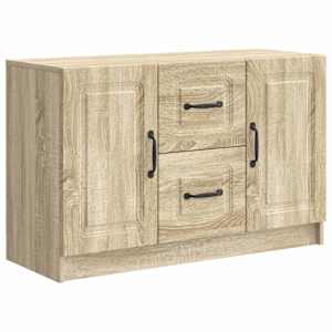 Servírovací skříň Dub sonoma 89 x 34,5 x 57 cm Kompozitní dřevo - obrázek 2