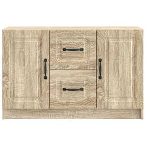 Servírovací skříň Dub sonoma 89 x 34,5 x 57 cm Kompozitní dřevo - obrázek 6