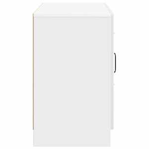 Servírovací skříň Bílá s vysokým leskem 89 x 34,5 x 57 cm - obrázek 7
