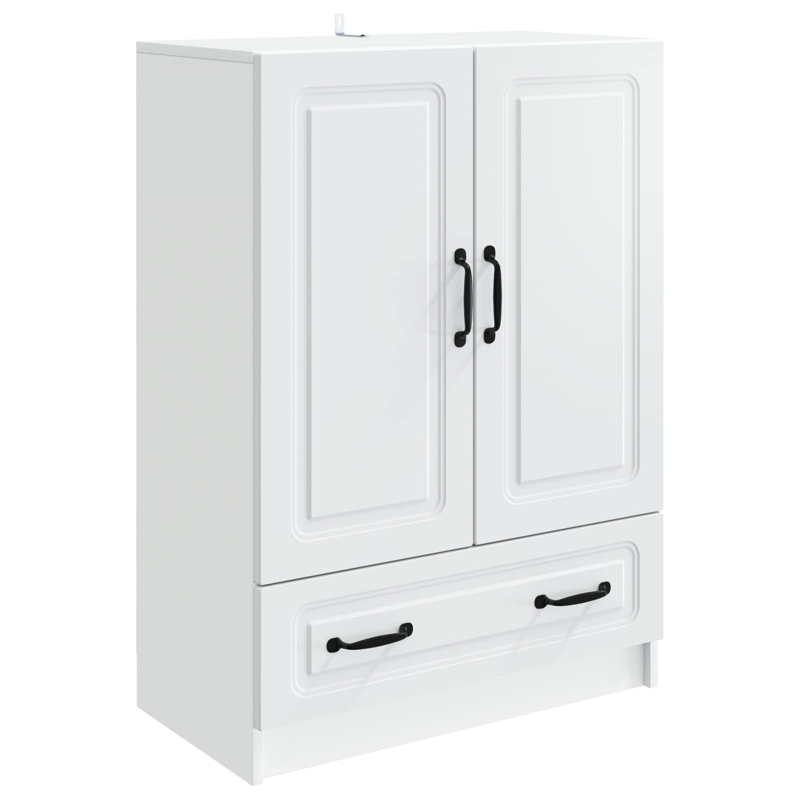 vidaXL Bufet cu sertar Alb 66 x 34,5 x 92 cm Lemn prelucrat