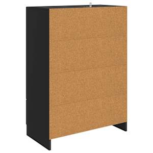 Servírovací skříň Černá 66 x 34,5 x 92 cm Kompozitní dřevo - obrázek 7