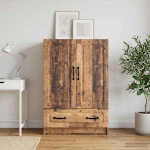 Servírovací skříň se zásuvkou Staré dřevo 66 x 34,5 x 92 cm - obrázek 3