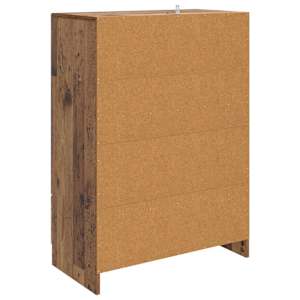 Servírovací skříň se zásuvkou Staré dřevo 66 x 34,5 x 92 cm - obrázek 7