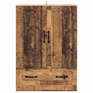 Servírovací skříň se zásuvkou Staré dřevo 66 x 34,5 x 92 cm - obrázek 5