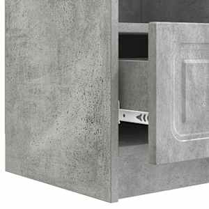 Televizní skříň se zásuvkou Betonově šedá 102 x 34,5 x 47 cm - obrázek 9