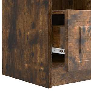 Televizní skříň Kouřový dub 102 x 34,5 x 47 cm Kompozitní dřevo - obrázek 9