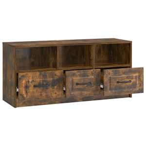 Televizní skříň Kouřový dub 102 x 34,5 x 47 cm Kompozitní dřevo - obrázek 5