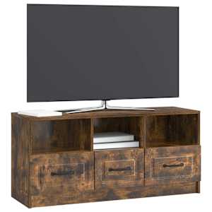 Televizní skříň Kouřový dub 102 x 34,5 x 47 cm Kompozitní dřevo - obrázek 3