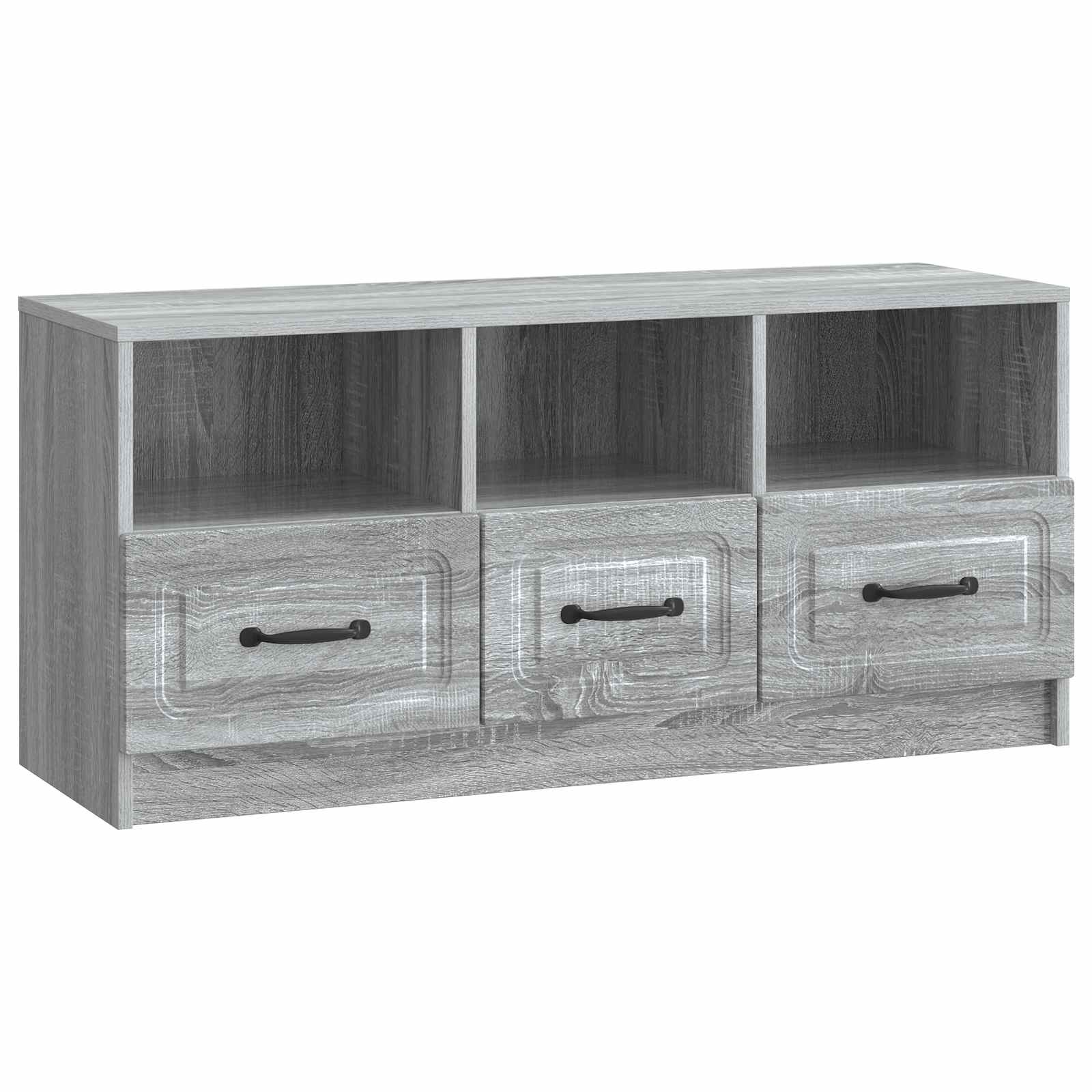 vidaXL Cabinet TV Sonoma gri 102 x 34,5 x 47 cm Lemn prelucrat
