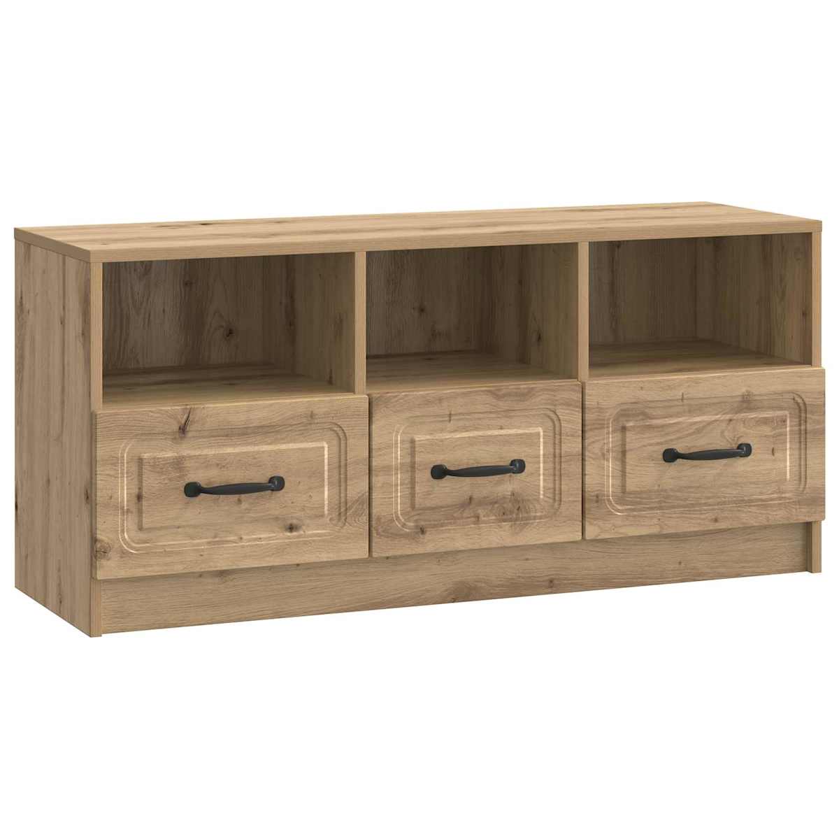 TV-skab 102 x 34,5 x 47 cm Konstrueret træ - Billede 2