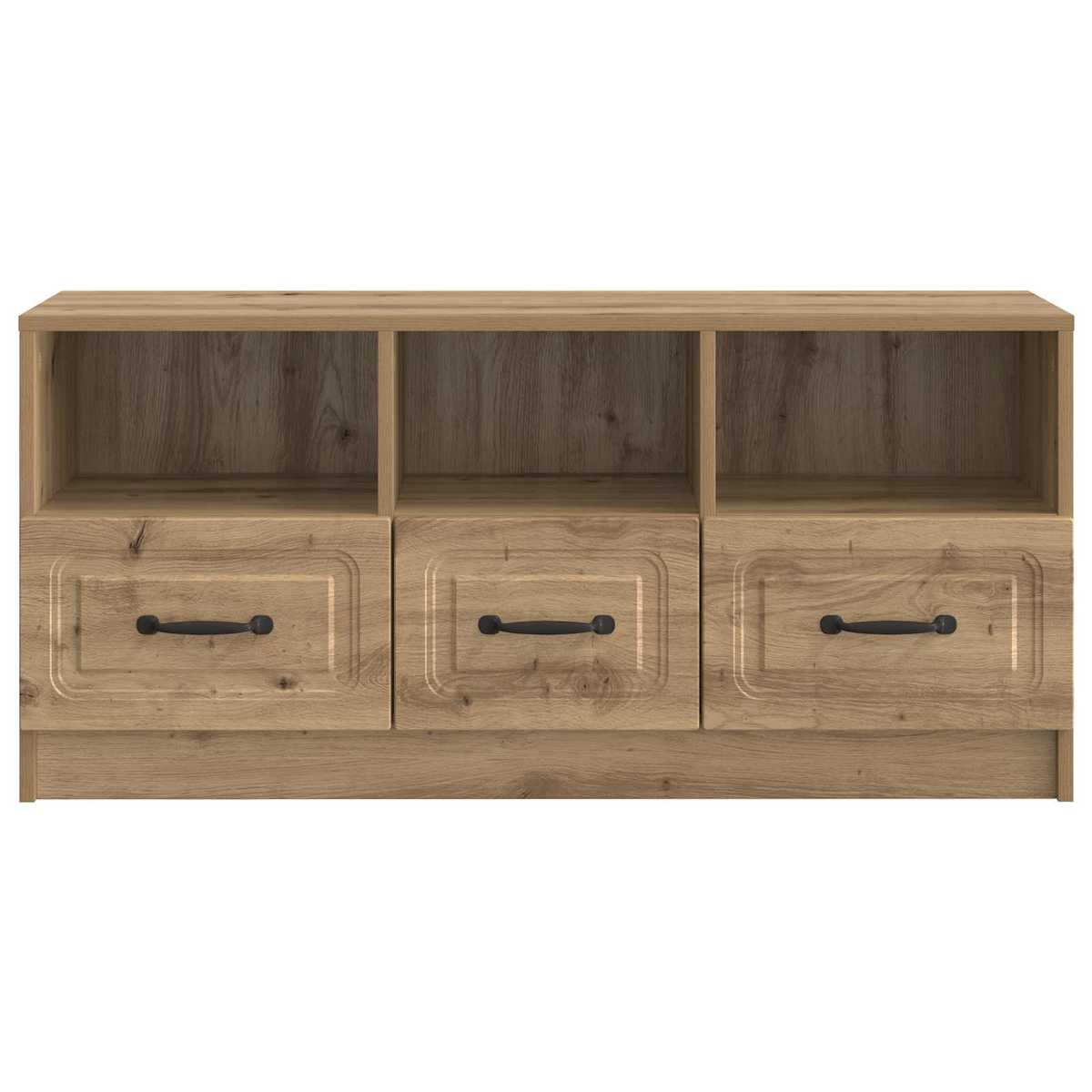 TV-skab 102 x 34,5 x 47 cm Konstrueret træ - Billede 6