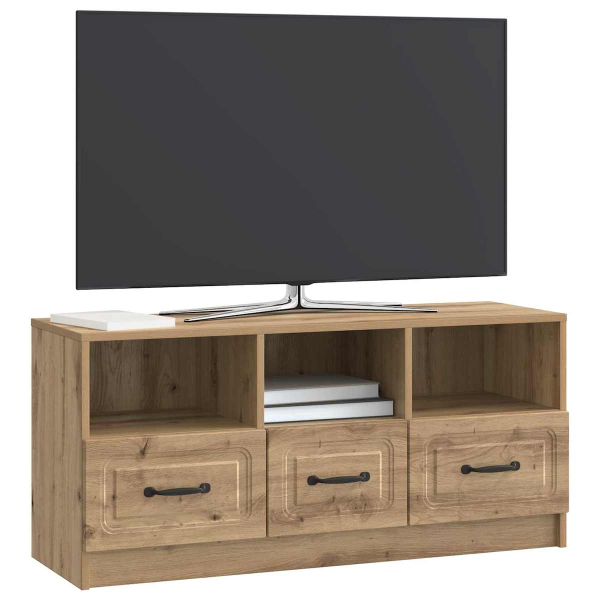 TV-skab 102 x 34,5 x 47 cm Konstrueret træ - Billede 3