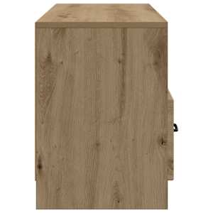 Televizní skříň 102 x 34,5 x 47 cm Dub artisan Kompozitní dřevo - obrázek 7