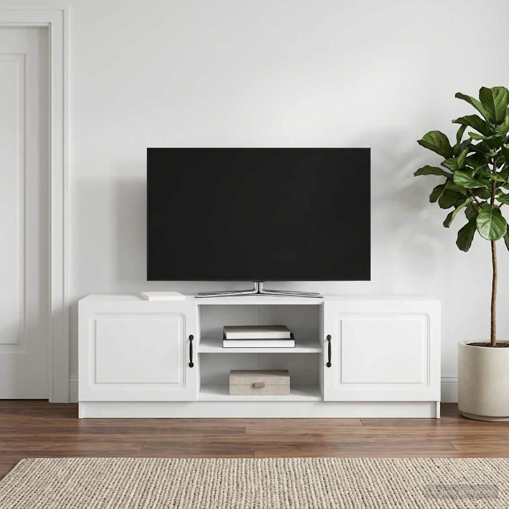 vidaXL TV-kaappi valkoinen 150 x 31 x 47 cm Tekninen puu