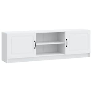 TV omarica Bela 150 x 31 x 47 cm Inženirski les