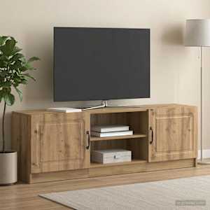 Televizní skříň 150 x 31 x 47 cm Dub artisan Kompozitní dřevo - obrázek 4