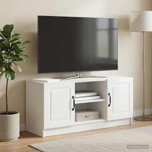 TV omarica Bela 102 x 34,5 x 47 cm Inženirski les