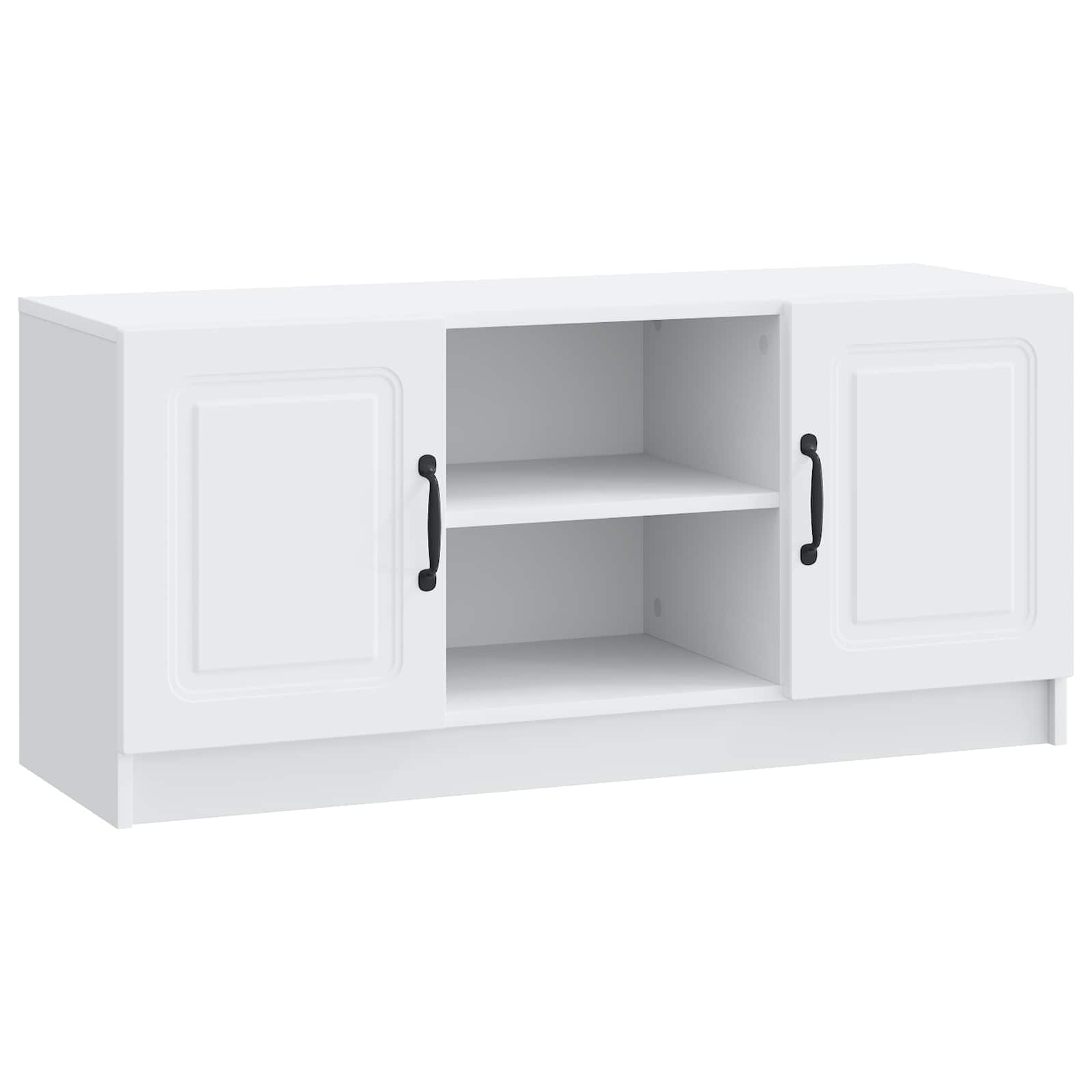 vidaXL Cabinet TV Alb 102 x 34,5 x 47 cm Lemn prelucrat