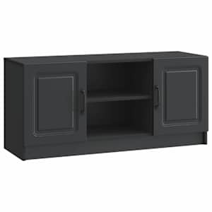 Televizní skříň Černá 102 x 34,5 x 47 cm Kompozitní dřevo - obrázek 1
