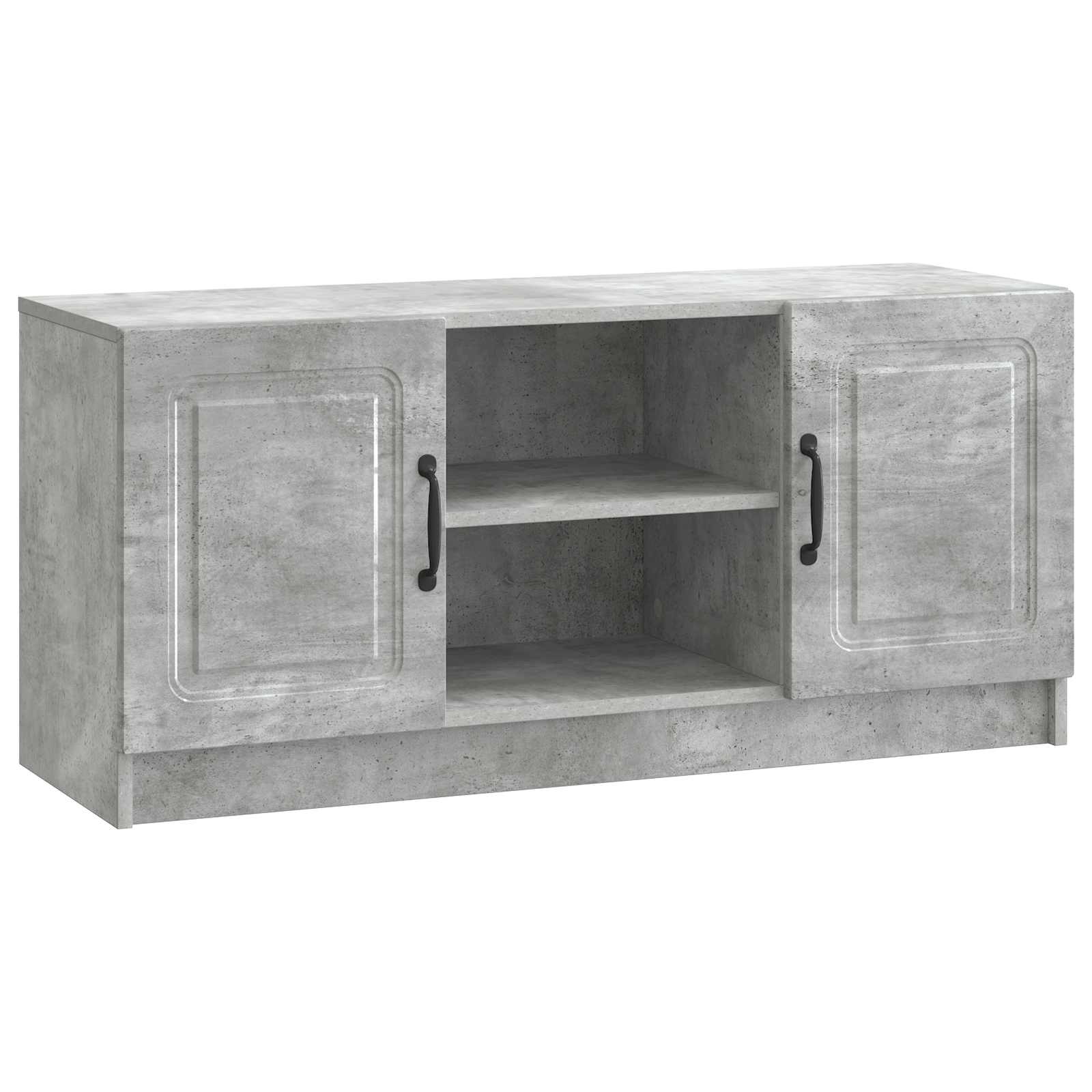 vidaXL Cabinet TV Gri Beton 102 x 34,5 x 47 cm Lemn prelucrat