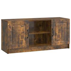 TV omarica Dimljen hrast 102 x 34,5 x 47 cm Inženirski les