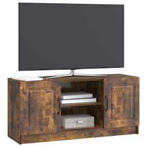 Televizní skříň Kouřový dub 102 x 34,5 x 47 cm Kompozitní dřevo - obrázek 3