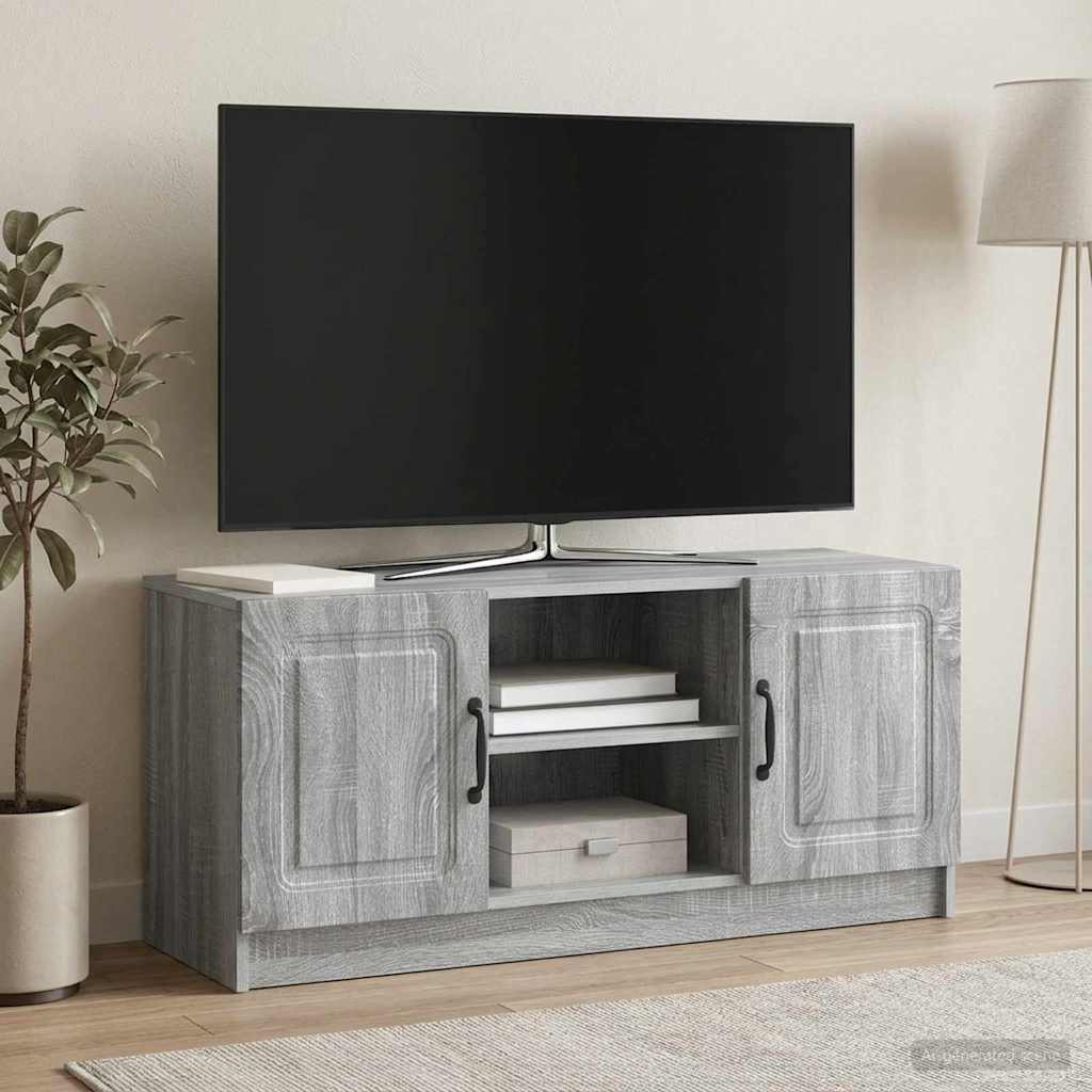 TV-kaappi Harmaa sonoma 102 x 34,5 x 47 cm Tekninen puu