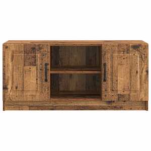 Televizní skříň Staré dřevo 102 x 34,5 x 47 cm Kompozitní dřevo - obrázek 6