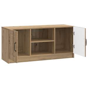 Televizní skříň 102 x 34,5 x 47 cm Dub artisan Kompozitní dřevo - obrázek 5