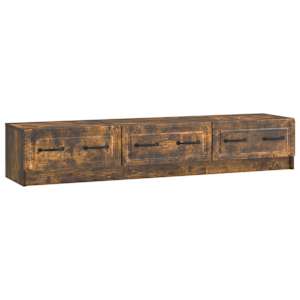 Televizní skříň Kouřový dub 147 x 34,5 x 27 cm Kompozitní dřevo - obrázek 2